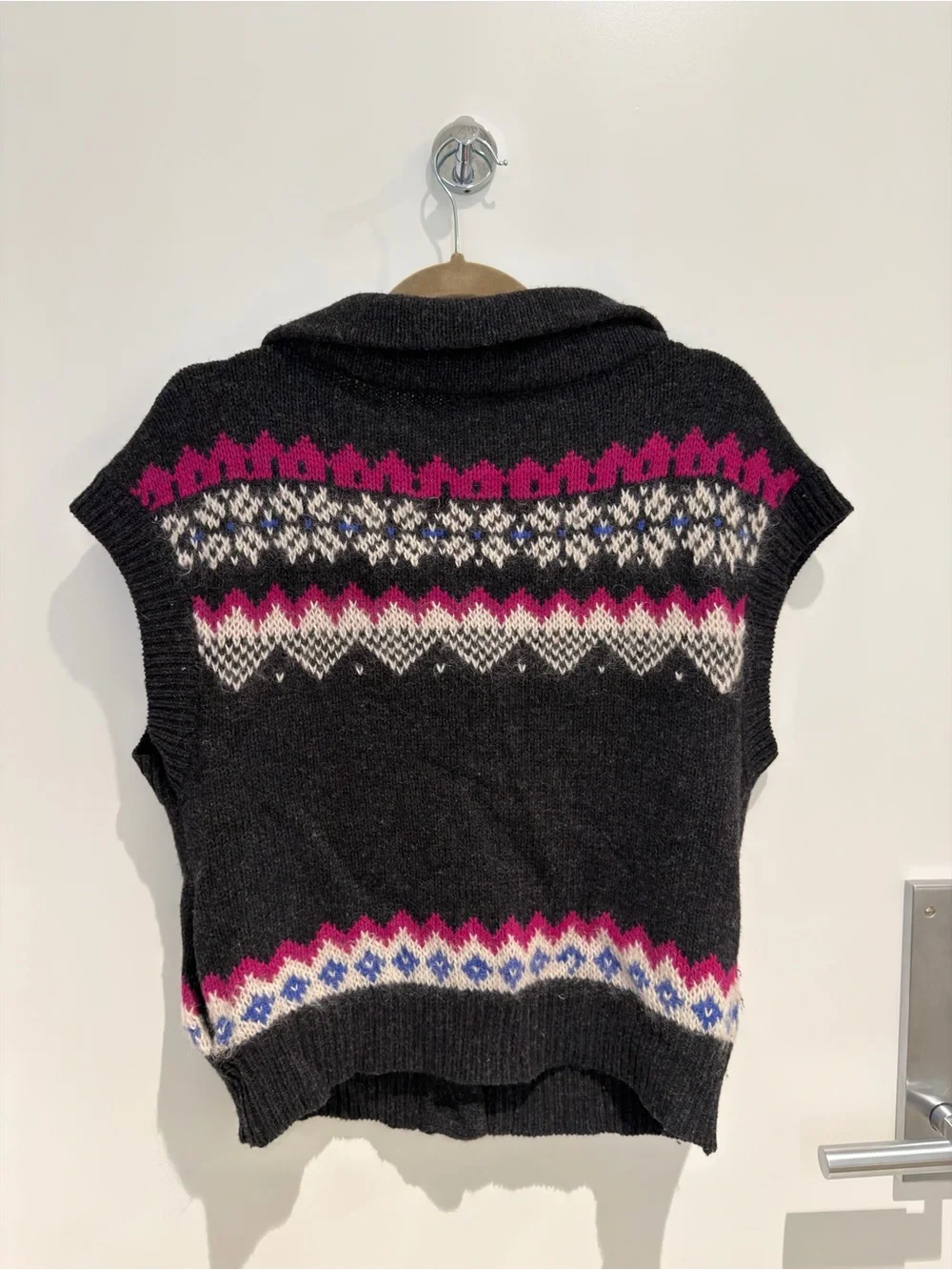 Free People Fair Isle Lambswool Mohair Sweater Vest